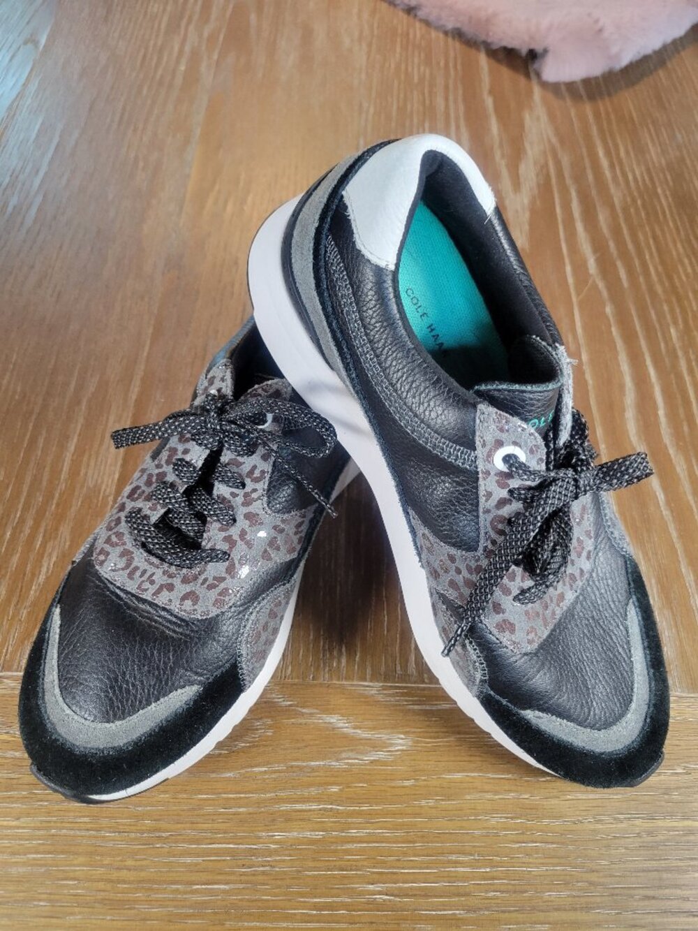 Cole Haan GrandPrø Downtown Runner Leather Suede Sneakers Women's 8B